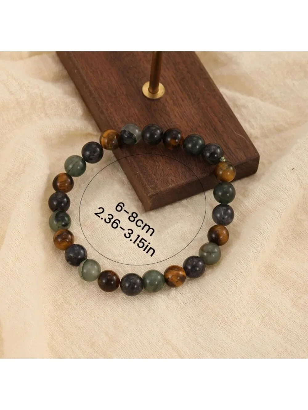 Healing Crystal Bracelet | Natural Gemstone Beads | Adjustable Energy Bracelet